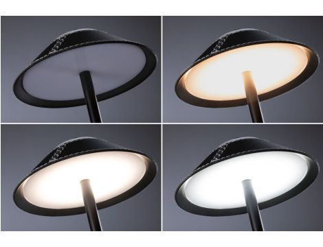 Lampka stołowa akumulatorowa PELLINI LED DIM USB-C 2W 300lm 3000K-6500K IP20 czarny matowy / metal - 10