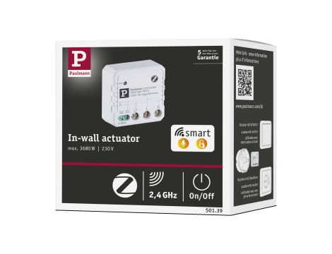 Sterownik podtynkowy Inteligentny dom SH Zigbee 3.0 Paulmann 230 V biały / tworzywo sztuczne - 12