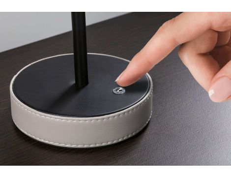 Lampka stołowa akumulatorowa PELLINI LED DIM USB-C 2W 300lm 3000K-6500K IP20 beżowy / czarny matowy / metal - 10