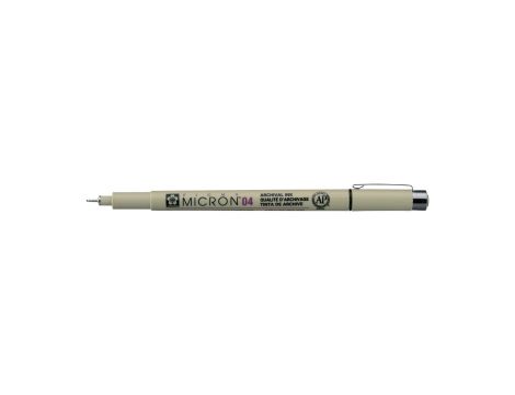 Marker, długopis Pigma Micron 04, 0,40 mm czarny, Sakura - 2