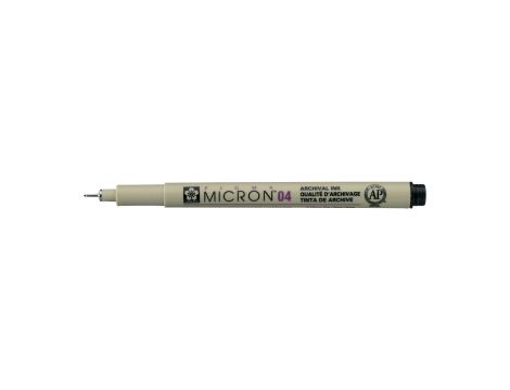Marker, długopis Pigma Micron 04, 0,40 mm czarny, Sakura - 3