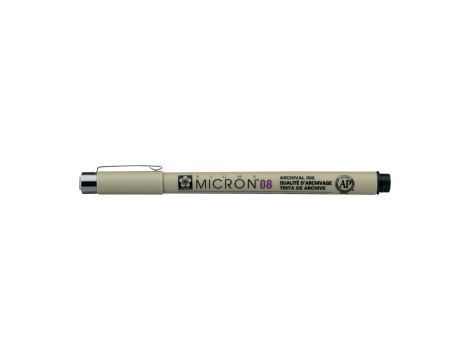 Marker, długopis Pigma Micron 08, 0,5 mm czarny, Sakura