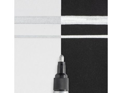 Marker Pen-touch Medium srebrny, Sakura - 4