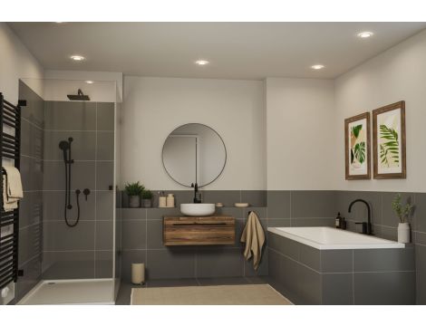 Oprawa wpuszczana SORMUS LED 6.5W 560lm / 180lm 3000K IP65 230V biały / tworzywo sztuczne - 7