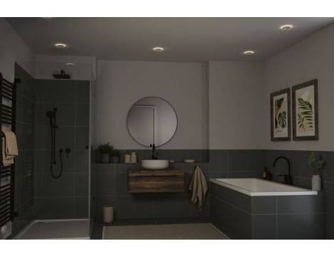 Oprawa wpuszczana SORMUS LED 6.5W 560lm / 180lm 3000K IP65 230V chrom matowy / tworzywo sztuczne - 7