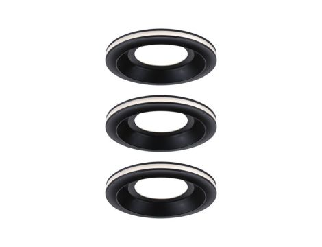 Oprawa wpuszczana SORMUS LED 3X 6.5W 560lm / 180lm 3000K IP65 230V czarny / tworzywo sztuczne