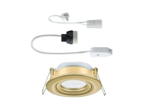 Oprawa do wbudowania NOVA PLUS DIM wychylna GU10 max.35W 93mm IP65 230V złoty matowy / aluminium - 3