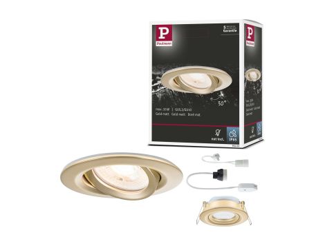 Oprawa do wbudowania NOVA PLUS DIM wychylna GU10 max.35W 93mm IP65 230V złoty matowy / aluminium - 7