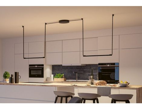 Oprawa systemu ULine LIGHTBAR LED 18,5W 560lm 3000K 650mm IP20 48V czarny / aluminium - 8