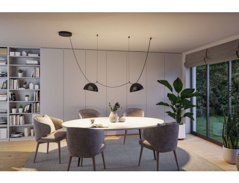 Oprawa systemu ULine BOL LED 12W 335lm 3000K 300mm IP20 48V czarny / aluminium - 9