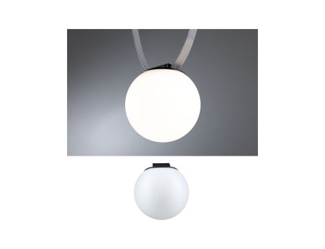 Oprawa systemu ULine BALL LED 8W 795lm 3000K 150mm IP20 48V czarny / aluminium - 8