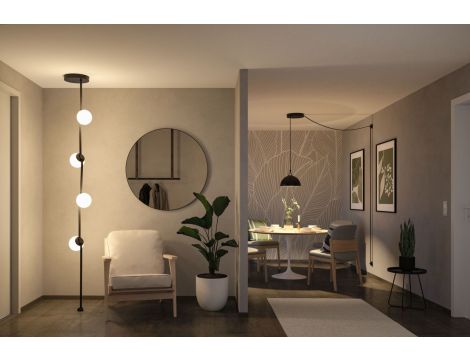 Reflektor systemu ULine RONDE LED 7W 405lm 3000K 85mm IP20 48V czarny / aluminium - 8