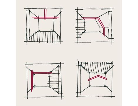 Uchwyt ścienny do taśm systemu Uline 2szt. IP20 czarny / aluminium - 11