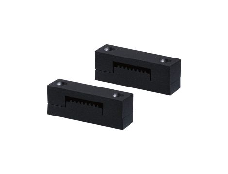 Zacisk prosty taśmy systemu ULine 2 szt. IP20 czarny / aluminum - 2