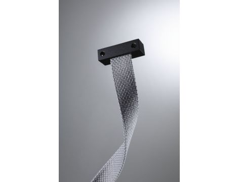 Zacisk prosty taśmy systemu ULine 2 szt. IP20 czarny / aluminum - 8