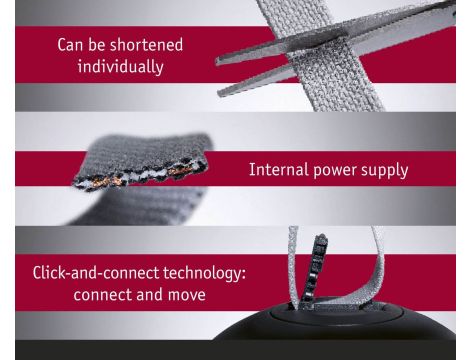 Uchwyt ścienno sufitowy systemu ULine 60mm IP20 czarny / aluminium - 12