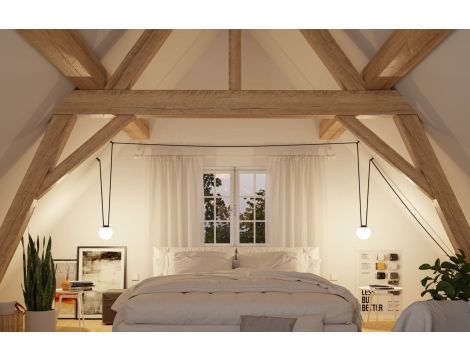 Maskownica wpuszczana systemu ULine 85mm czarny / aluminium - 9