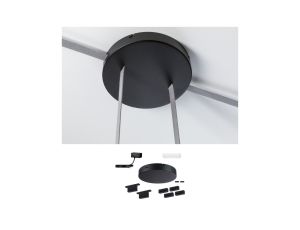 Zestaw instalacyjny z transformatorem systemu ULine max.60W 230V/48V czarny / aluminum