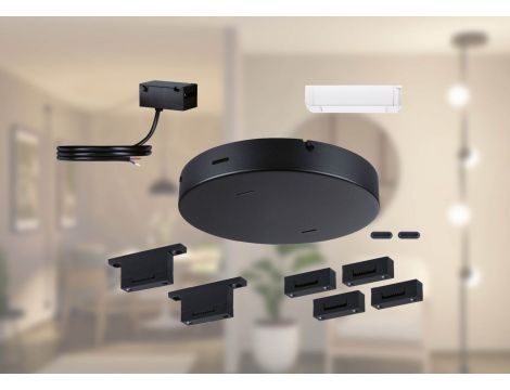 Zestaw instalacyjny z transformatorem systemu ULine max.60W 230V/48V czarny / aluminum - 4