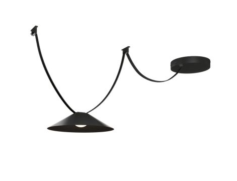 Zestaw kompletny systemu ULine CONE LED 5m czarny max.60W 230V/48V czarny / aluminum - 3