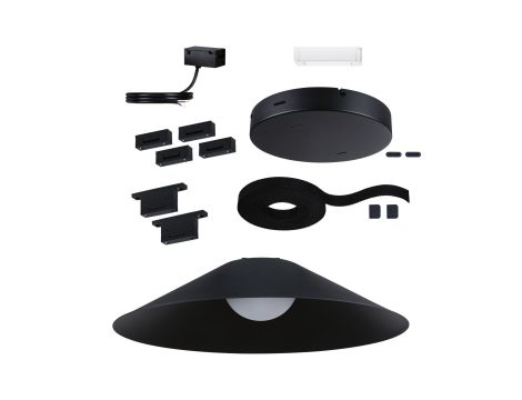 Zestaw kompletny systemu ULine CONE LED 5m czarny max.60W 230V/48V czarny / aluminum