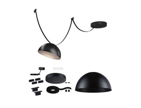 Zestaw kompletny systemu ULine BOL z taśmą 5m czarny max.60W 230V/48V czarny / aluminum - 2