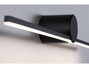 Oprawa ścienna SAVA LED nad lustro 4,2W 250lm 3000K 300mm IP44 230V czarny matowy / metal