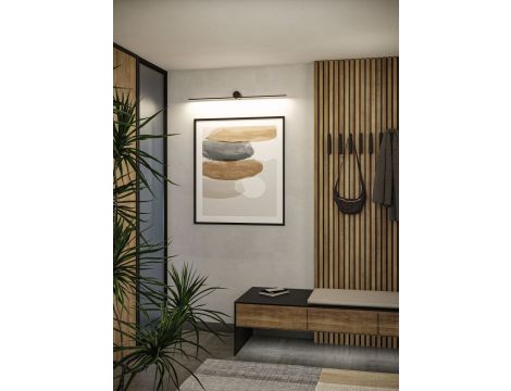 Oprawa ścienna SAVA LED nad lustro 7,5W 500lm 3000K 900mm IP44 230V czarny matowy / metal - 6