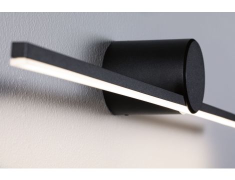 Oprawa ścienna SAVA LED nad lustro 13,5W 850lm 3000K 1200mm IP44 230V czarny matowy / metal - 5