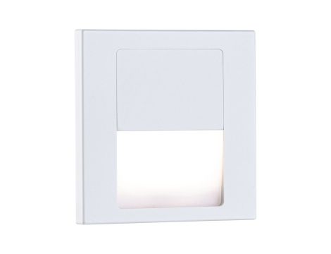 Oprawa przyschodowa TSARO LED kwadrat 1x1,W 80lm 2700K IP20 230V biały matowy / tworzywo sztuczne