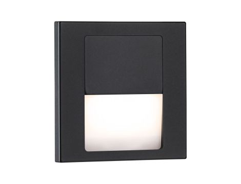 Oprawa przyschodowa TSARO LED kwadrat 1x1,W 80lm 2700K IP20 230V czarny matowy / tworzywo sztuczne - 2