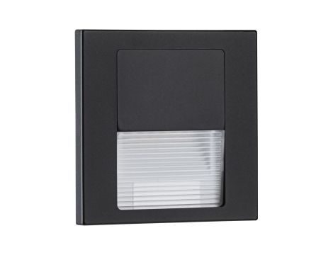 Oprawa przyschodowa TSARO LED kwadrat 1x1,W 80lm 2700K IP20 230V czarny matowy / tworzywo sztuczne - 6