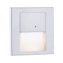 Oprawa przyschodowa TSARO LED czujnik ruchu i zmierzchu kwadrat 1x1,W 80lm 2700K IP20 230V chrom matowy / tworzywo sztuczne - 13