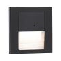 Oprawa przyschodowa TSARO LED czujnik ruchu i zmierzchu kwadrat 1x1,W 80lm 2700K IP20 230V czarny matowy / tworzywo sztuczne - 13