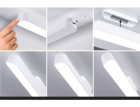 Mobilna lmapa meblowa ATALI LED DIM 2,6W 4000K 240lm USB-C 3.7W biały / tworzywo sztuczne - 5