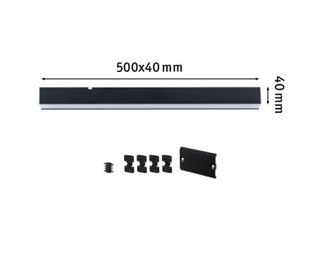 Oprawa liniowa systemu LINION LED 8,5W 0,5m 3000K IP20 24V czarny RAL 9004 /  aluminium - 13