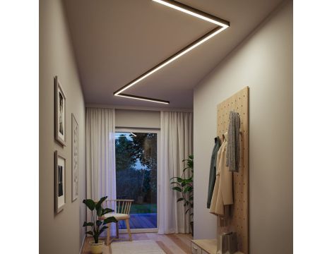 Łącznik L systemu LINION LED 3.5W 90st. 3000K 200lm IP20 24V czarny RAL 9004 / aluminium - 11