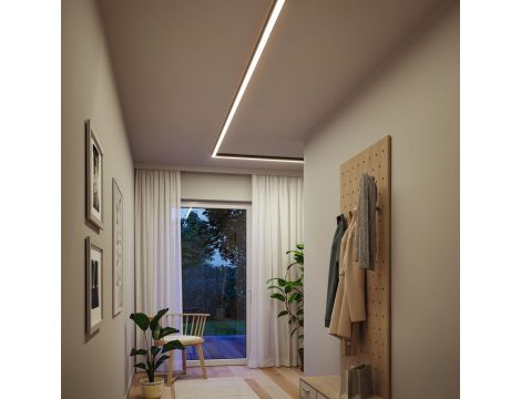 Łącznik L systemu LINION LED 3.5W 90st. 3000K 200lm IP20 24V czarny RAL 9004 / aluminium - 10