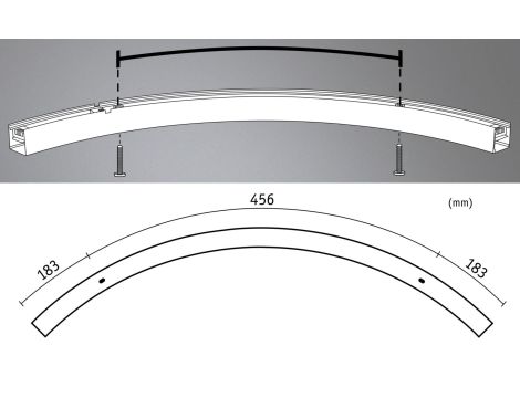 Oprawa liniowa systemu LINION LED 13W 90st. 3000K IP20 24V czarny RAL 9004 / aluminium - 11