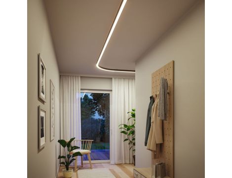 Oprawa liniowa systemu LINION LED 13W 90st. 3000K IP20 24V czarny RAL 9004 / aluminium - 9