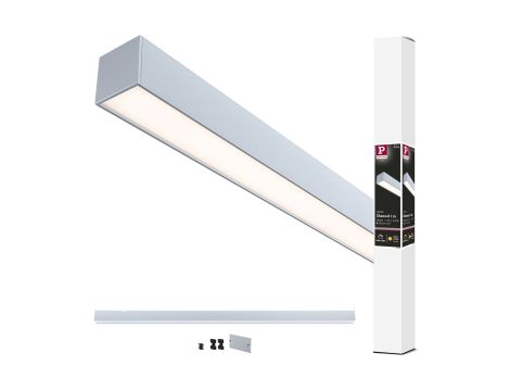 Oprawa liniowa systemu LINION LED 17W 1m 3000K IP20 24V chrom matowy / aluminium - 15