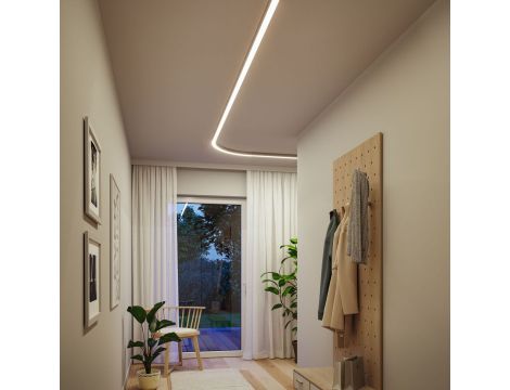 Oprawa liniowa systemu LINION LED 25,5W 1,5m 3000K IP20 24V chrom matowy / aluminium - 12