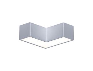 Łącznik L systemu LINION LED 3.5W 90st. 3000K 200lm IP20 24V chrom matowy RAL 9006 / aluminium