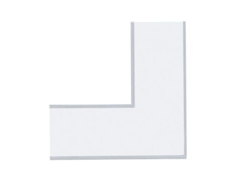 Łącznik L systemu LINION LED 3.5W 90st. 3000K 200lm IP20 24V chrom matowy RAL 9006 / aluminium - 4