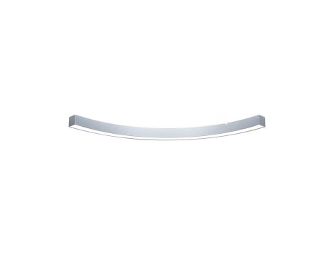 Profil świetlny systemu Linion wygięty 90st. 13W 1400lm 3000K 24V chrom mat / aluminium / tworzywo sztuczne