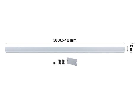 Oprawa liniowa systemu LINION LED SH ZIgbee17W 1m 3000K IP20 150VA 24V chrom matowy RAL 9006 / aluminium - 13