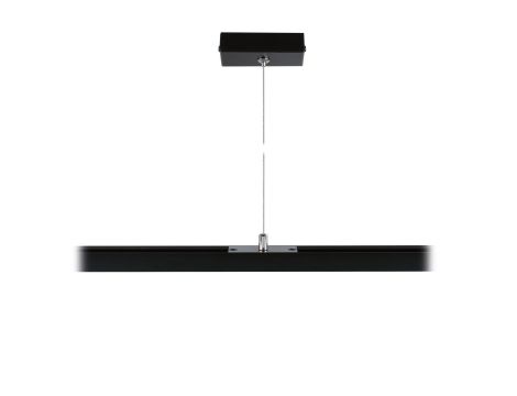 Zawieszenie linowe systemu Linion 0,1-1,5 m do rozwiązania wahadłowego czarny mat / metal - 2