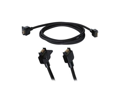 Przewód zasilający systemu LINION LED 1,75m IP20 24V DC czarny matowy / tkanina tworzywo sztuczne