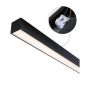 Oprawa liniowa systemu LINION Power Channel LED 17W 1m 3000K IP20 100VA 230V/24V czarny RAL 9004 / aluminium - 16