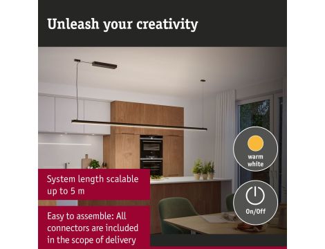 Zasilanie systemu Linion Power Box 230/24V max. 120W czarny mat / tworzywo sztuczne - 12